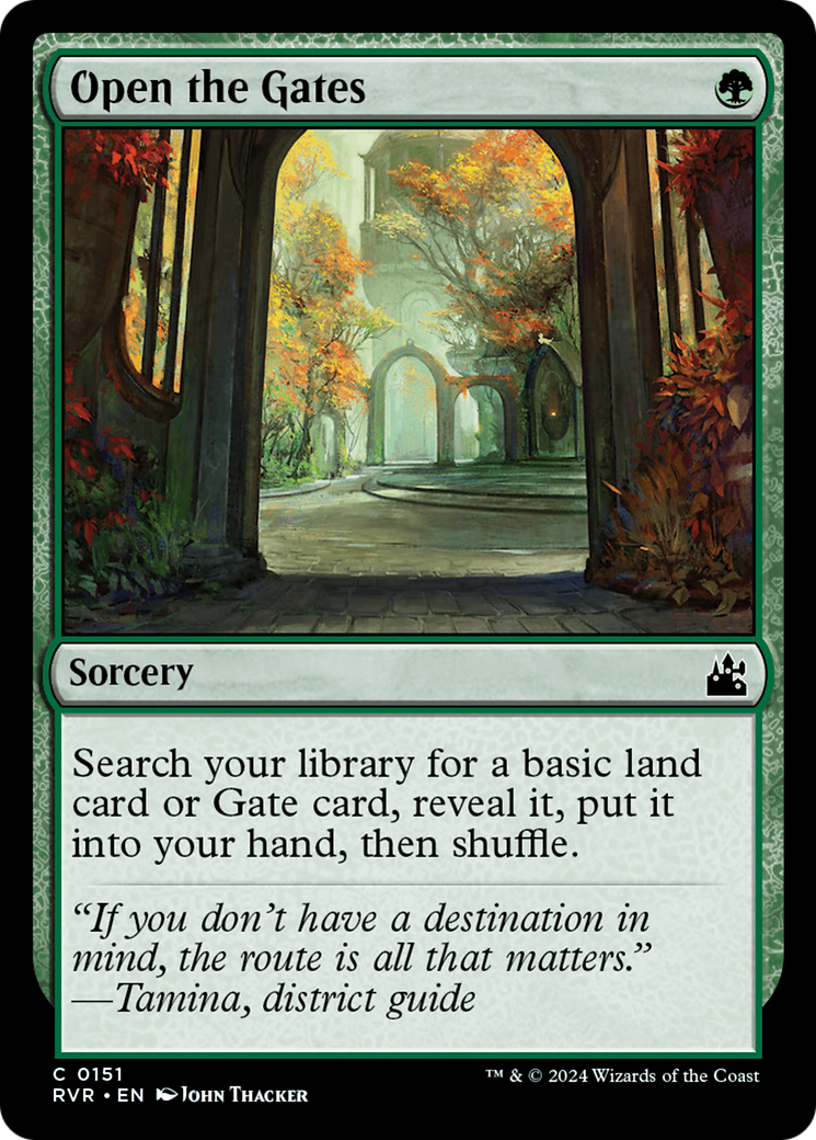 Open the Gates (151) [Ravnica Remastered] - Deck Out Gaming