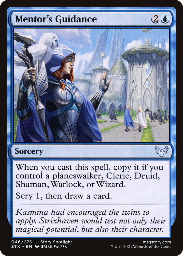 Mentor's Guidance (46) [Strixhaven: School of Mages] foil - Deck Out Gaming