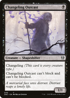 Changeling Outcast (40) [Zendikar Rising Commander] - Deck Out Gaming
