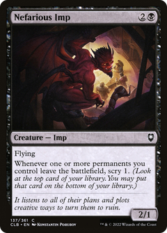 Nefarious Imp (137) [Commander Legends: Battle for Baldur's Gate] - Deck Out Gaming