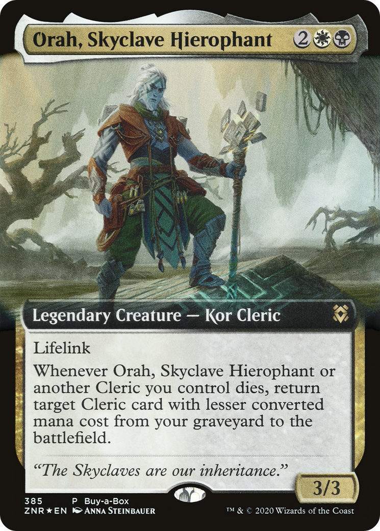 Orah, Skyclave Hierophant (385) [Zendikar Rising] foil - Deck Out Gaming