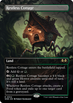Restless Cottage (Borderless) (304) [Wilds of Eldraine] - Deck Out Gaming