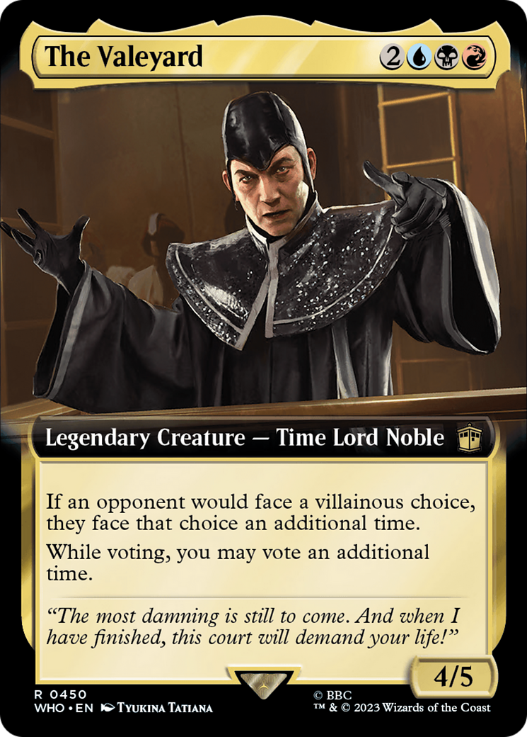 The Valeyard (Extended Art) (450) [Doctor Who] - Deck Out Gaming