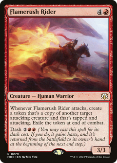 Flamerush Rider (279) [March of the Machine Commander] - Deck Out Gaming