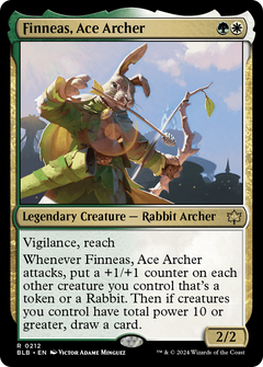 Finneas, Ace Archer (212) [Bloomburrow] foil - Deck Out Gaming
