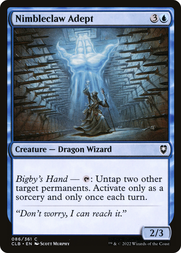 Nimbleclaw Adept (86) [Commander Legends: Battle for Baldur's Gate] - Deck Out Gaming