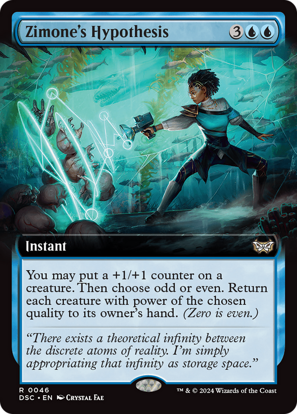Zimone's Hypothesis (Extended Art) (46) [Duskmourn: House of Horror Commander] - Deck Out Gaming