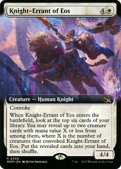 Knight-Errant of Eos (Extended Art) (346) [March of the Machine] foil - Deck Out Gaming