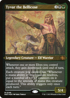 Tyvar the Bellicose (148) [March of the Machine: The Aftermath] etched - Deck Out Gaming