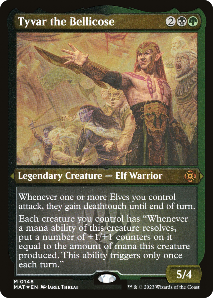 Tyvar the Bellicose (148) [March of the Machine: The Aftermath] etched - Deck Out Gaming