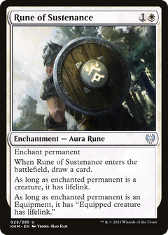 Rune of Sustenance (25) [Kaldheim] - Deck Out Gaming