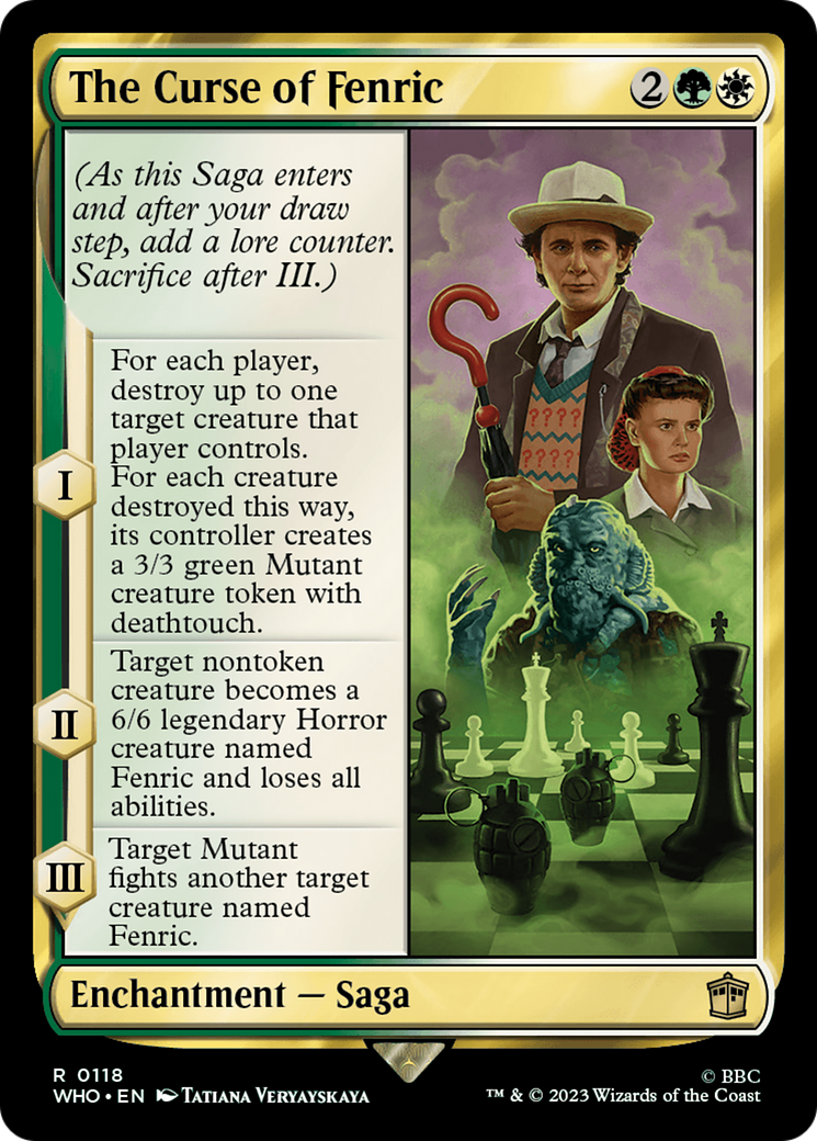 The Curse of Fenric (118) [Doctor Who] foil - Deck Out Gaming