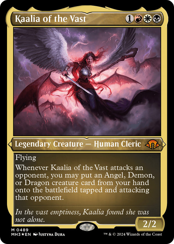 Kaalia of the Vast (Foil Etched) (489) [Modern Horizons 3] foil - Deck Out Gaming