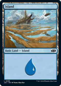 Island (0086) (86) [Foundations Jumpstart] - Deck Out Gaming