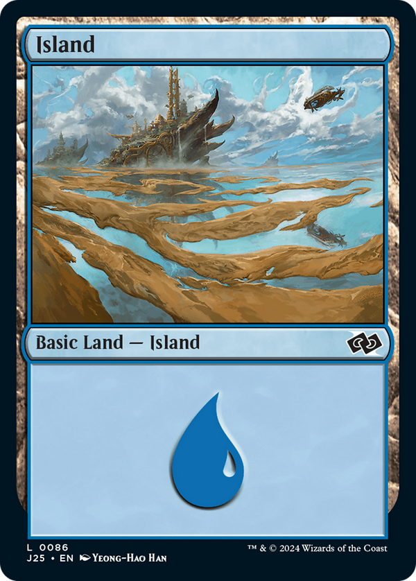 Island (0086) (86) [Foundations Jumpstart] - Deck Out Gaming