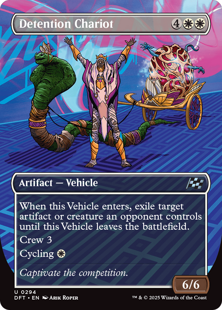 Detention Chariot (Borderless) (294) [Aetherdrift] foil - Deck Out Gaming