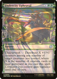 Undercity Upheaval (Halo Foil) (205) [March of the Machine: The Aftermath] foil - Deck Out Gaming