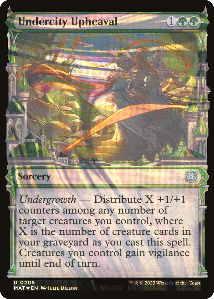 Undercity Upheaval (Halo Foil) (205) [March of the Machine: The Aftermath] foil - Deck Out Gaming