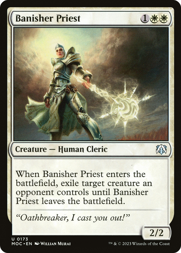 Banisher Priest (173) [March of the Machine Commander] - Deck Out Gaming