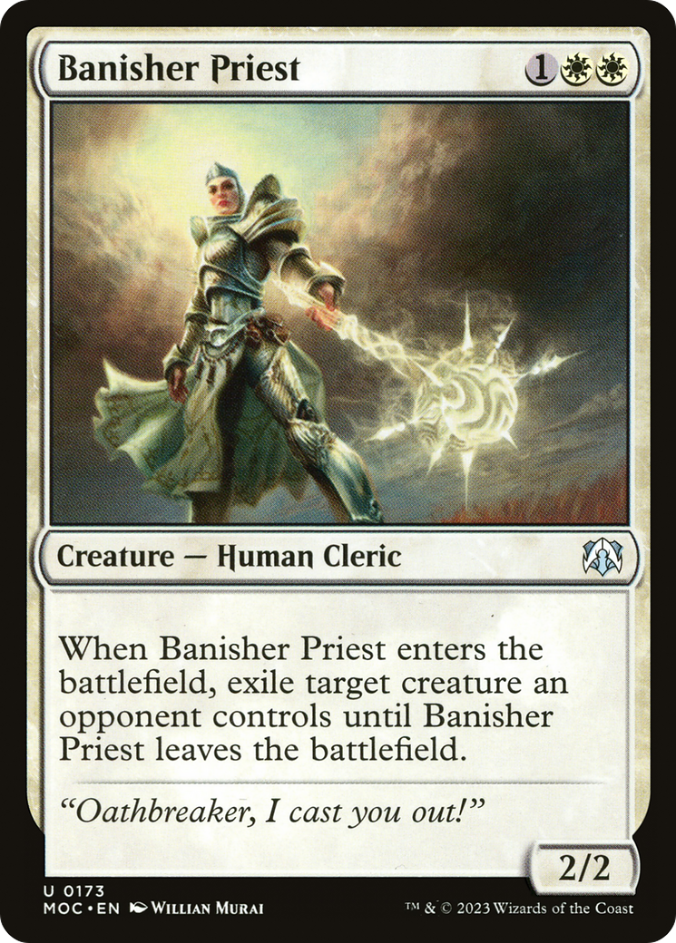 Banisher Priest (173) [March of the Machine Commander] - Deck Out Gaming