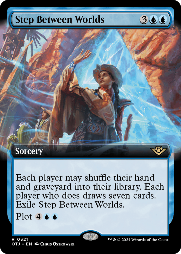 Step Between Worlds (Extended Art) (321) [Outlaws of Thunder Junction] foil - Deck Out Gaming