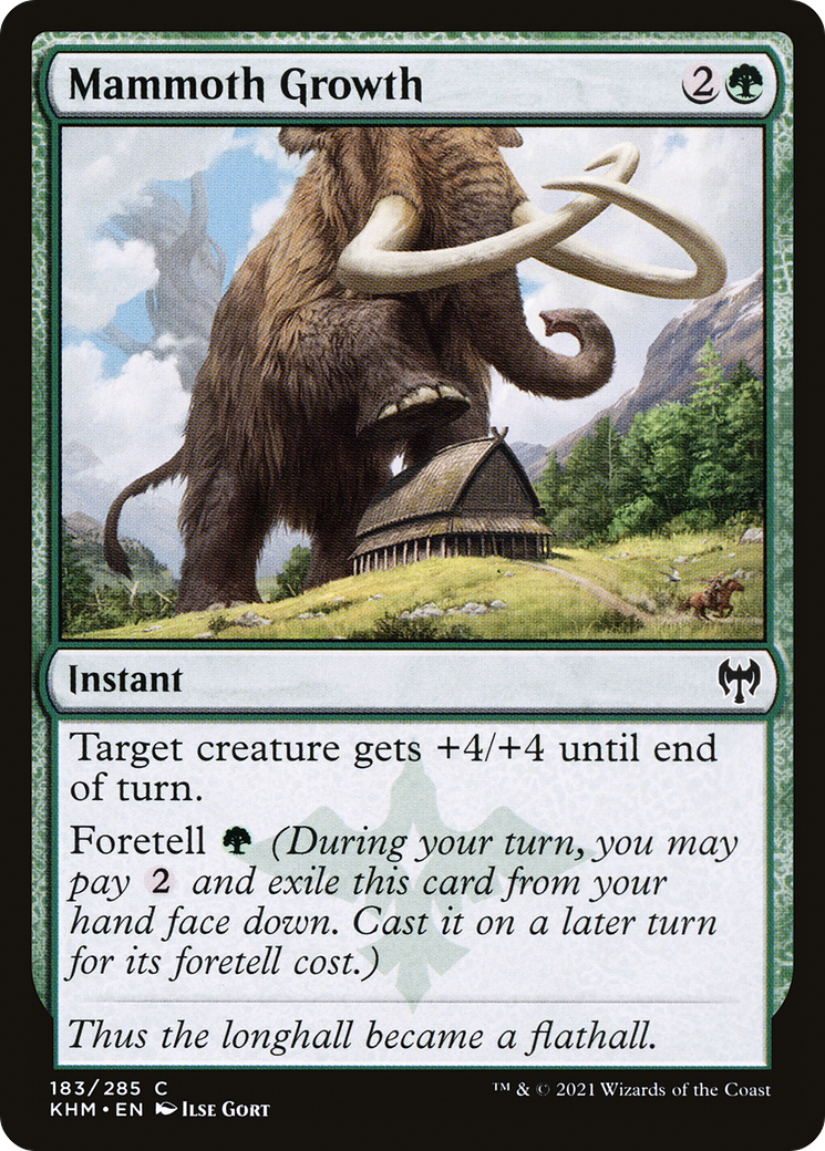 Mammoth Growth (183) [Kaldheim] - Deck Out Gaming