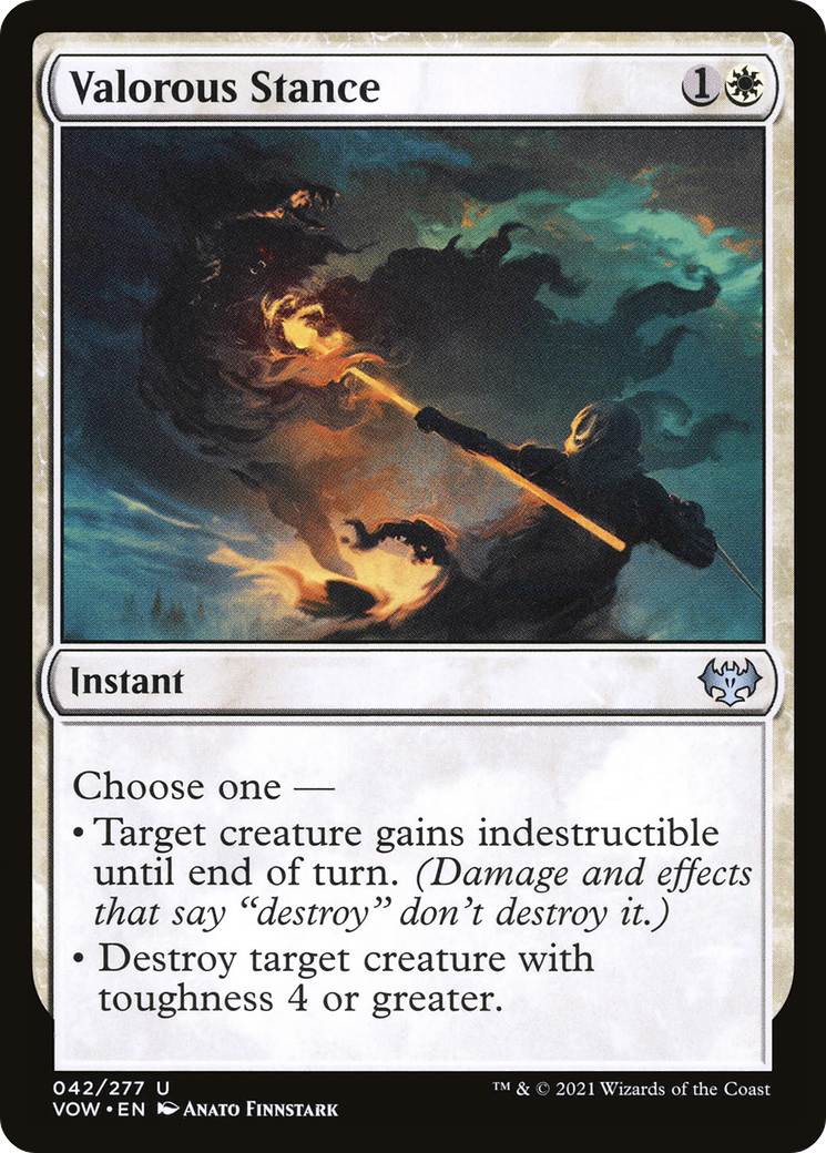 Valorous Stance (42) [Innistrad: Crimson Vow] foil - Deck Out Gaming
