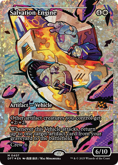 Salvation Engine (Showcase) (Fracture Foil) (407) [Aetherdrift] foil - Deck Out Gaming