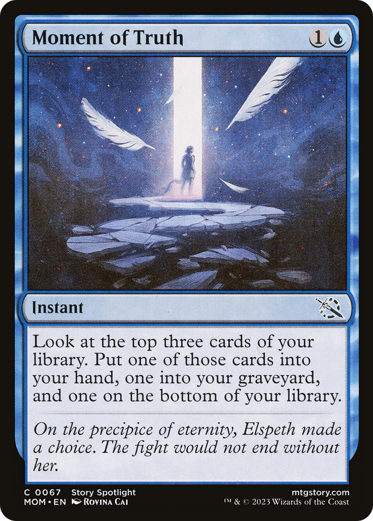 Moment of Truth (67) [March of the Machine] foil - Deck Out Gaming