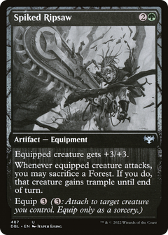 Spiked Ripsaw (487) [Innistrad: Double Feature] foil - Deck Out Gaming