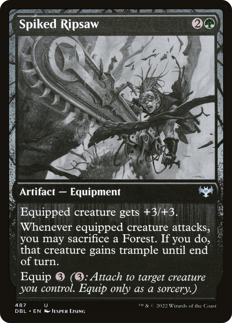 Spiked Ripsaw (487) [Innistrad: Double Feature] foil - Deck Out Gaming