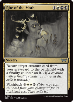 Rite of the Moth (229) [Duskmourn: House of Horror] foil - Deck Out Gaming