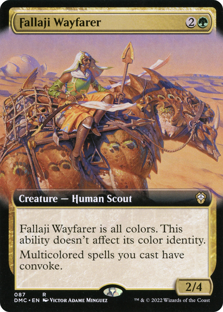 Fallaji Wayfarer (Extended Art) (87) [Dominaria United Commander] - Deck Out Gaming