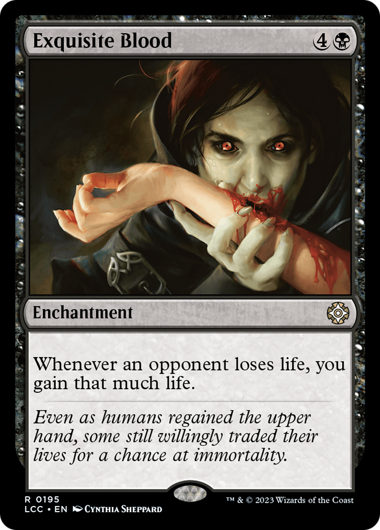 Exquisite Blood (195) [The Lost Caverns of Ixalan Commander] - Deck Out Gaming