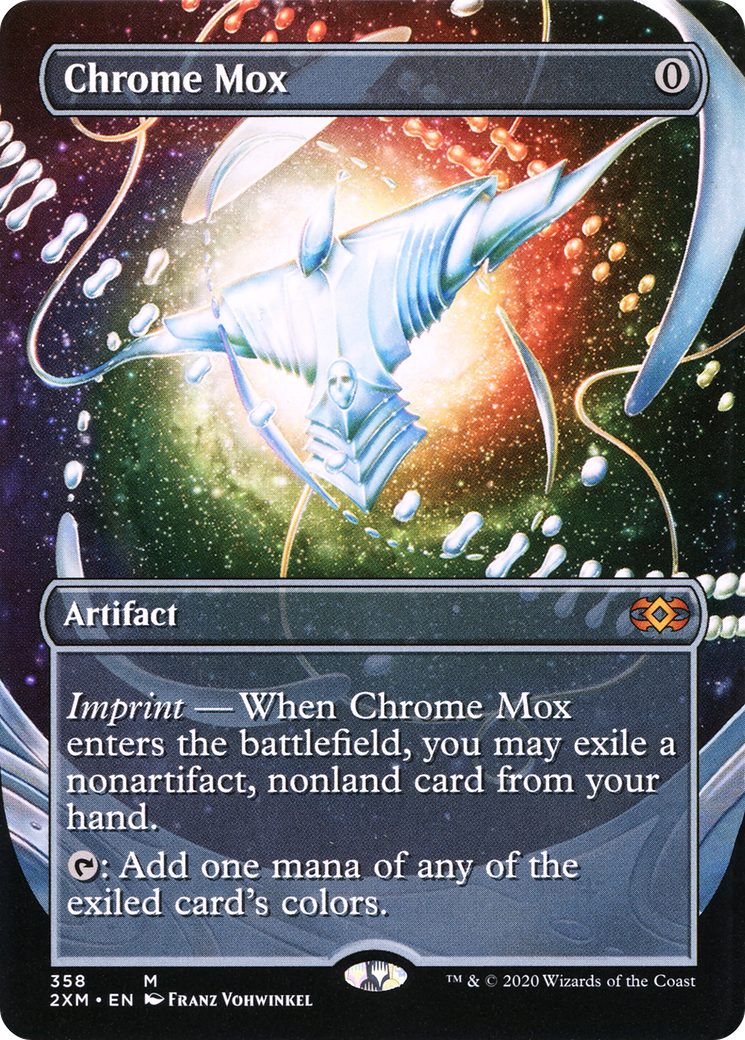 Chrome Mox (Borderless) (358) [Double Masters] foil - Deck Out Gaming