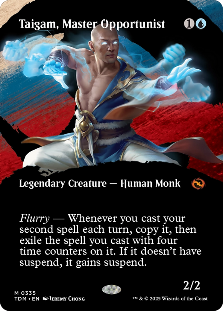 Taigam, Master Opportunist (Borderless) (335) [Tarkir: Dragonstorm] - Deck Out Gaming