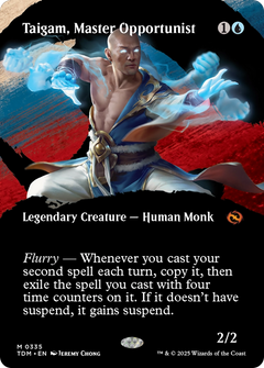Taigam, Master Opportunist (Borderless) (335) [Tarkir: Dragonstorm] - Deck Out Gaming