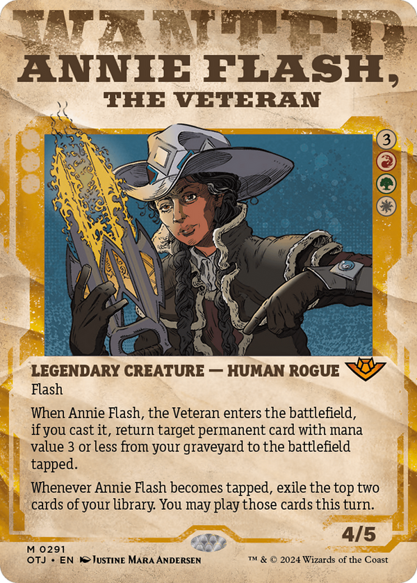 Annie Flash, the Veteran (Showcase) (291) [Outlaws of Thunder Junction] foil - Deck Out Gaming