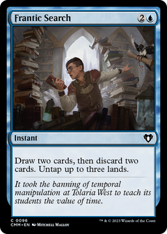 Frantic Search (96) [Commander Masters] foil - Deck Out Gaming