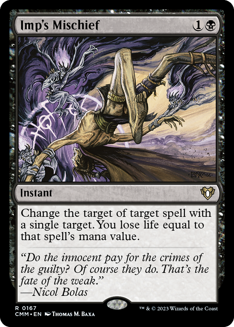 Imp's Mischief (167) [Commander Masters] foil - Deck Out Gaming