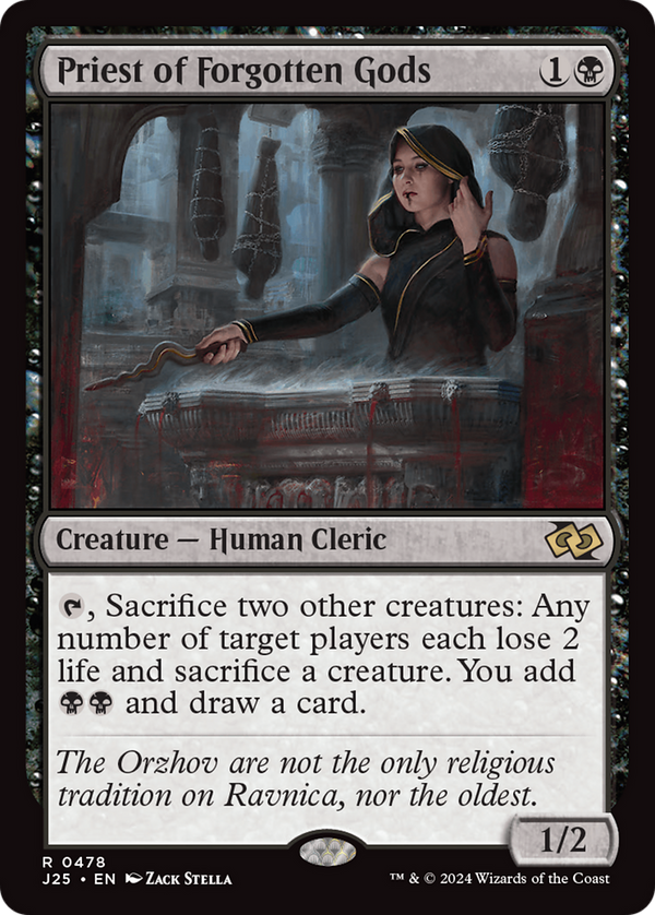 Priest of Forgotten Gods (478) [Foundations Jumpstart] - Deck Out Gaming