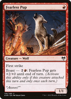 Fearless Pup (136) [Kaldheim] foil - Deck Out Gaming