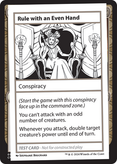 Rule with an Even Hand () [Mystery Booster 2] - Deck Out Gaming