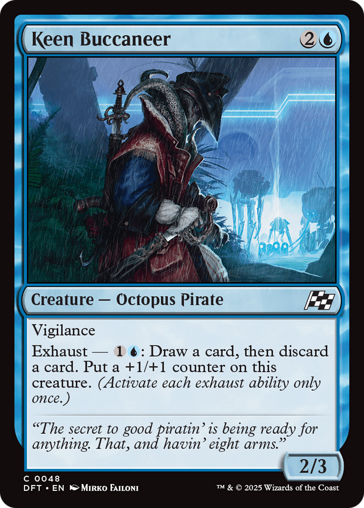 Keen Buccaneer (48) [Aetherdrift] foil - Deck Out Gaming