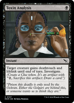 Toxin Analysis (107) [Murders at Karlov Manor] foil - Deck Out Gaming
