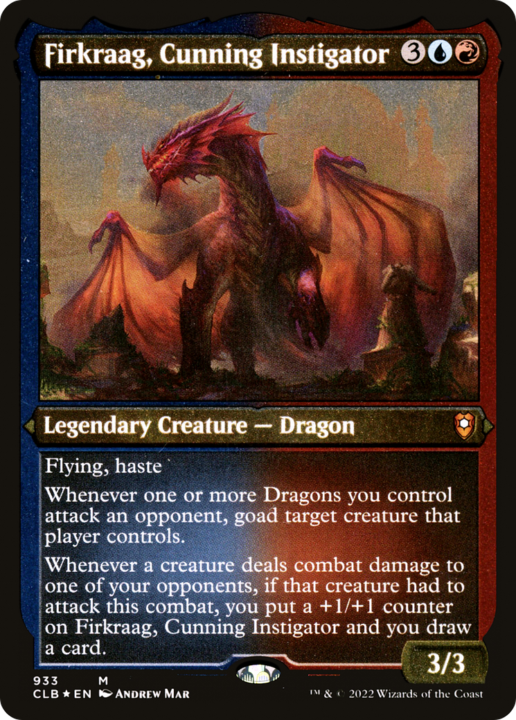 Firkraag, Cunning Instigator (933) [Commander Legends: Battle for Baldur's Gate] etched - Deck Out Gaming