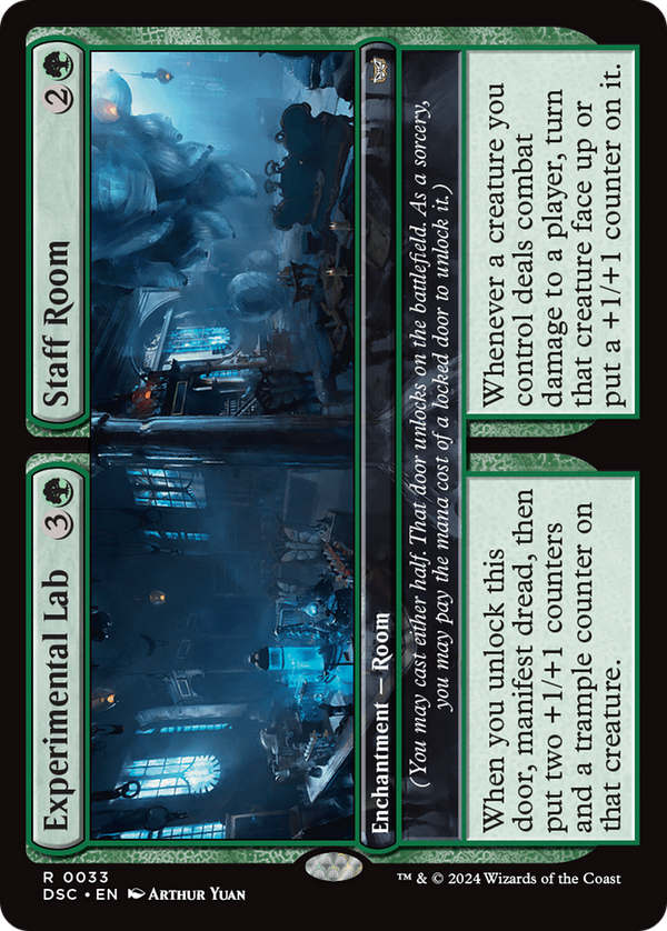 Experimental Lab // Staff Room (33) [Duskmourn: House of Horror Commander] - Deck Out Gaming