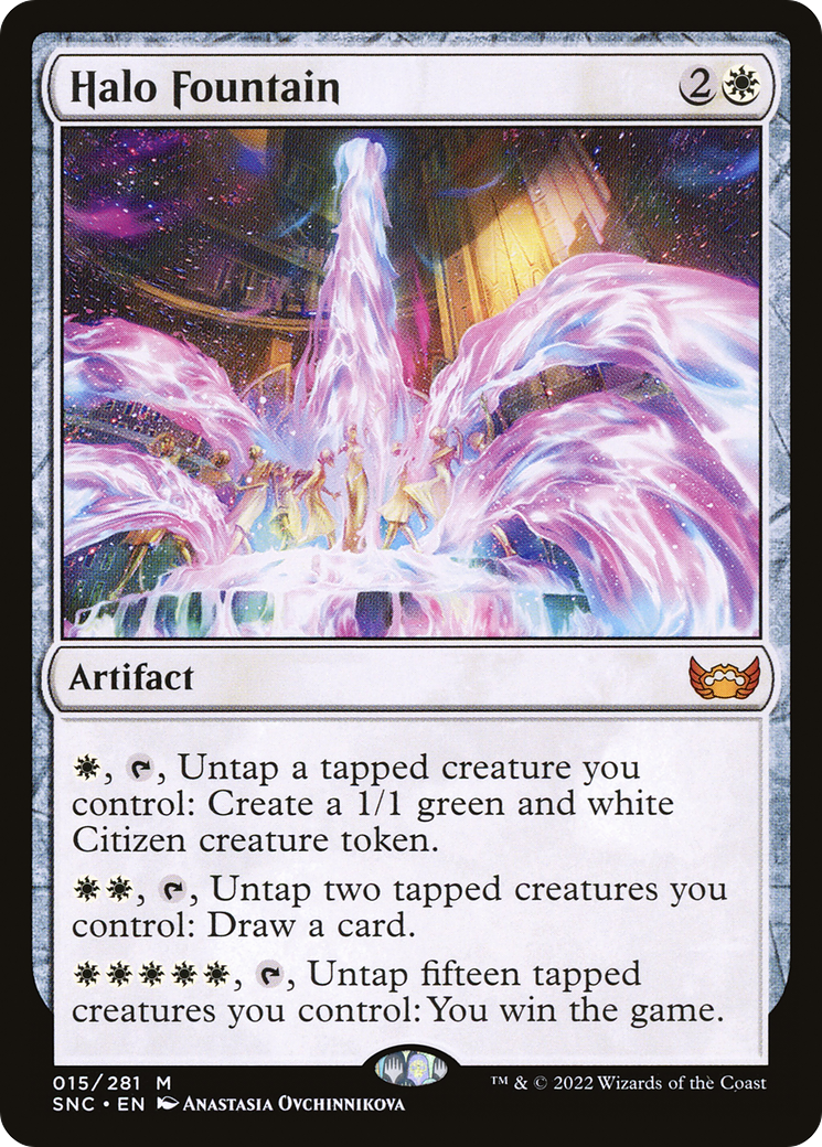 Halo Fountain (15) [Streets of New Capenna] foil - Deck Out Gaming
