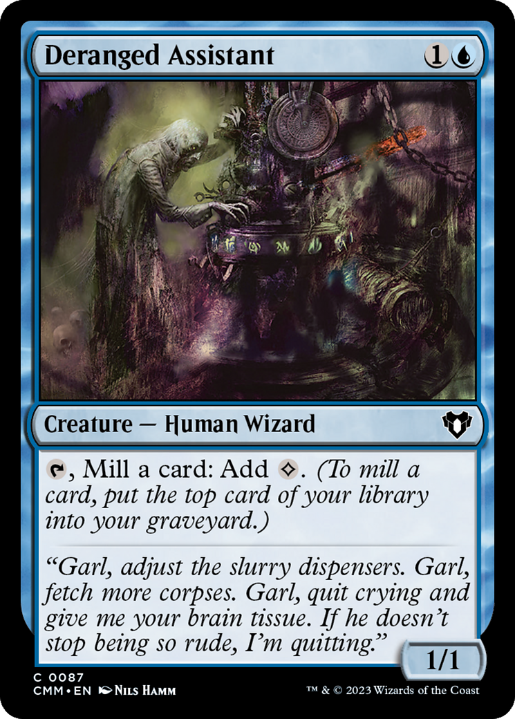 Deranged Assistant (87) [Commander Masters] - Deck Out Gaming