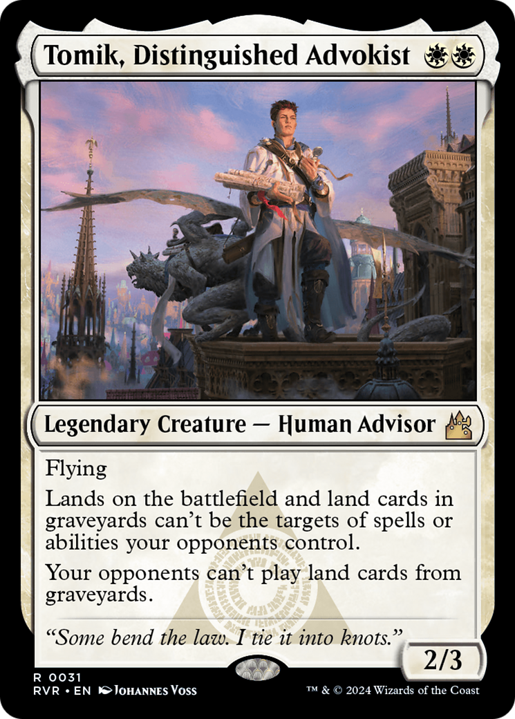 Tomik, Distinguished Advokist (31) [Ravnica Remastered] - Deck Out Gaming